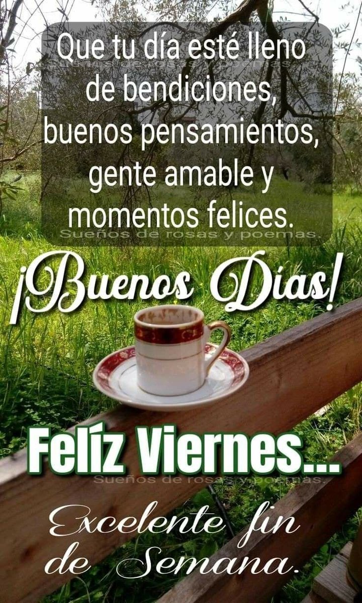 Buenos días para todos feliz viernes y fin de semana con el café de la  mañana que nos llena de energía comienza con alegría y disfruta de buena  gana #BuenosDíasMundoX #FelizViernes, image size:720x1200