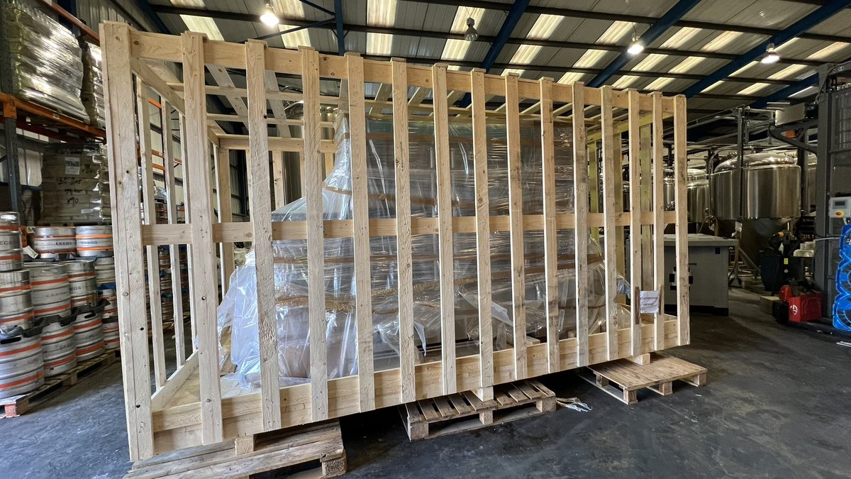 It’s arrived😀 and we can do cage fighting now as well 😀👍🍺🍺