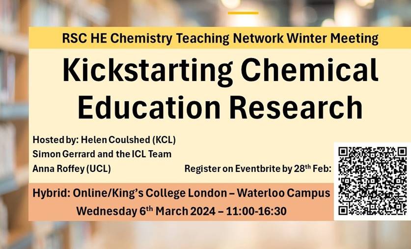 Free @RSC_HEG meeting online/London on Weds March 6th. Programme and tickets here: eventbrite.co.uk/e/rsc-he-chem-…