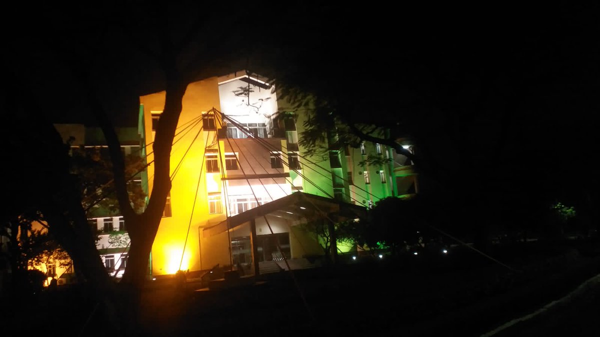 Illumination of SNBNCBS, Kolkata Campus, for 75th #republicday2024 Day Celebration. @IndiaDST @DrJitendraSingh