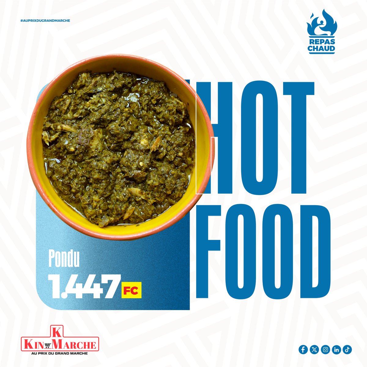 Passez par notre section de produits chauds pour un repas rapide ce week-end! 😋😋

#kinmarche #supermarche #kinshasa #mboka #mbote #promodefolie #bisengonabisengo #meillleursprix #can #hotfood
