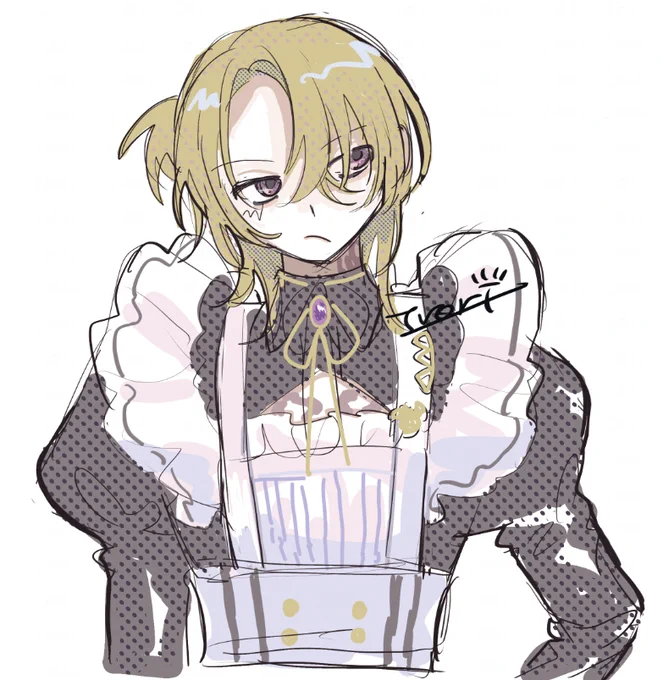 こんな落書きばっかりです ルカメイド 一応隠しておきますネ