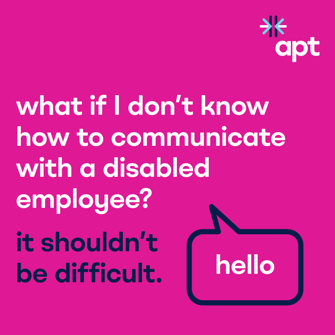 Be part of the conversation.

We’re working to reduce the Disability Employment Gap and we're growing our Experience Network. 

Be part of encouraging change in Scotland’s workplaces. 

Find out more: ow.ly/KwKX50QsfmB