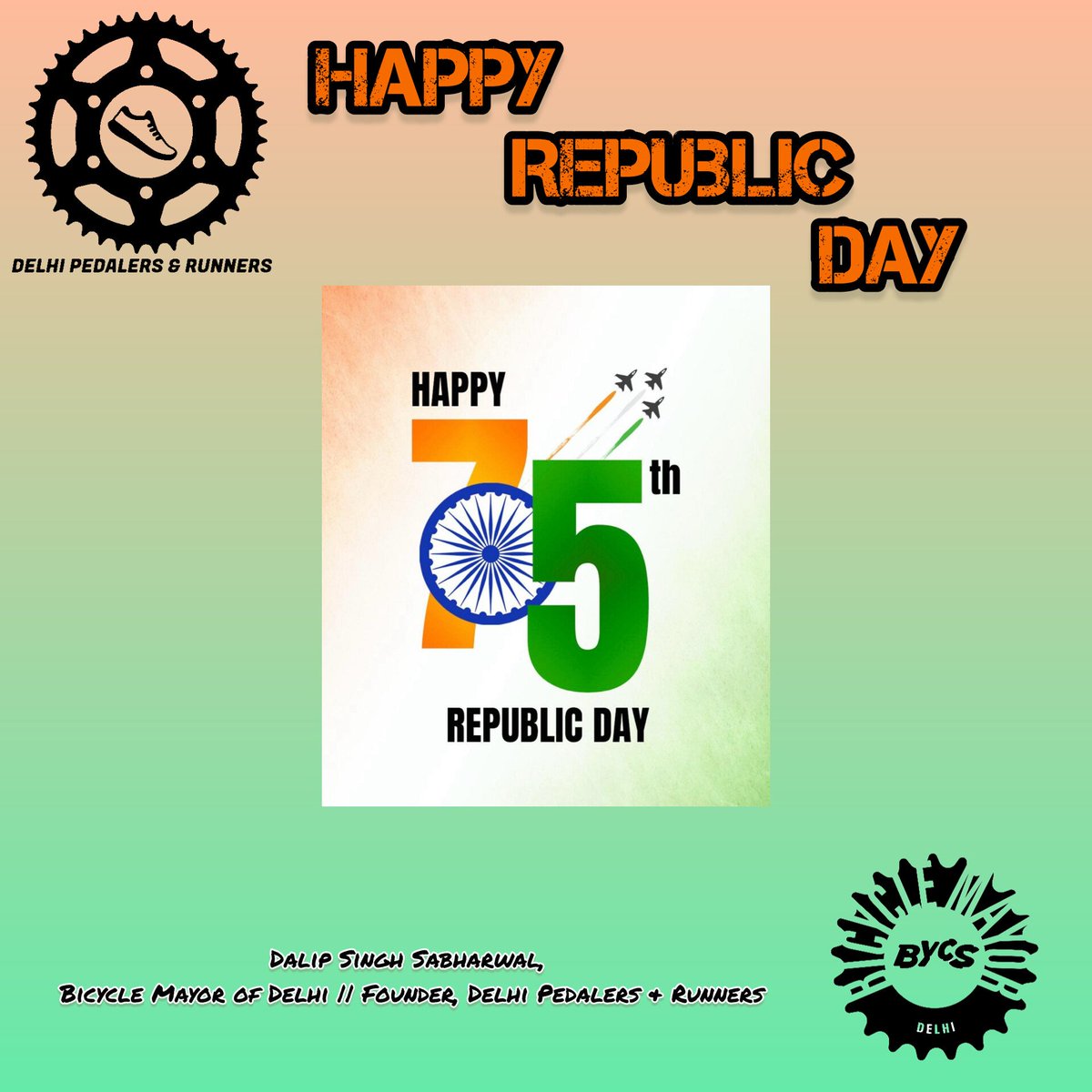 HAPPY REPUBLIC DAY 🇮🇳

#RepublicDay2024 #India #cycletocommute
