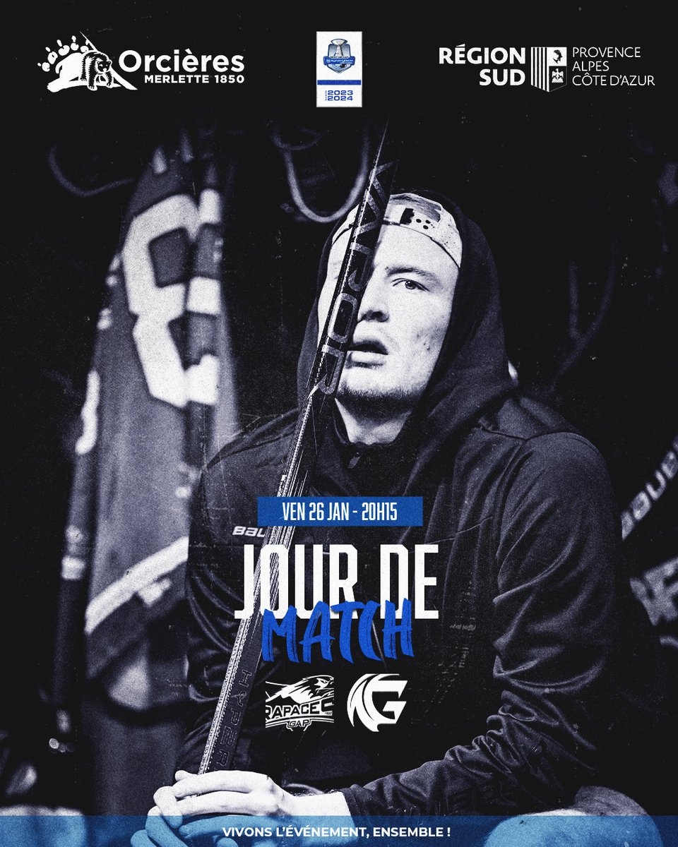 Les Rapaces de Gap reçoivent les Gothiques d'Amiens ce soir ! 🔥
Vous êtes déjà + de 2500 à avoir pris vos places pour encourager l'équipe, votre ferveur est indispensable 🦅