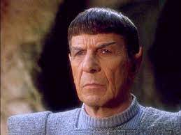 marymoss1971's tweet photo. #trekthreads 1.26 Ambassador Spock travels to Romulus upon learning that there is a group there eager for Reunification with their Vulcan cousins. As he did with the Klingons almost a century earlier, Spock decides there is a chance for peace. https://t.co/6lZoSB9KiX