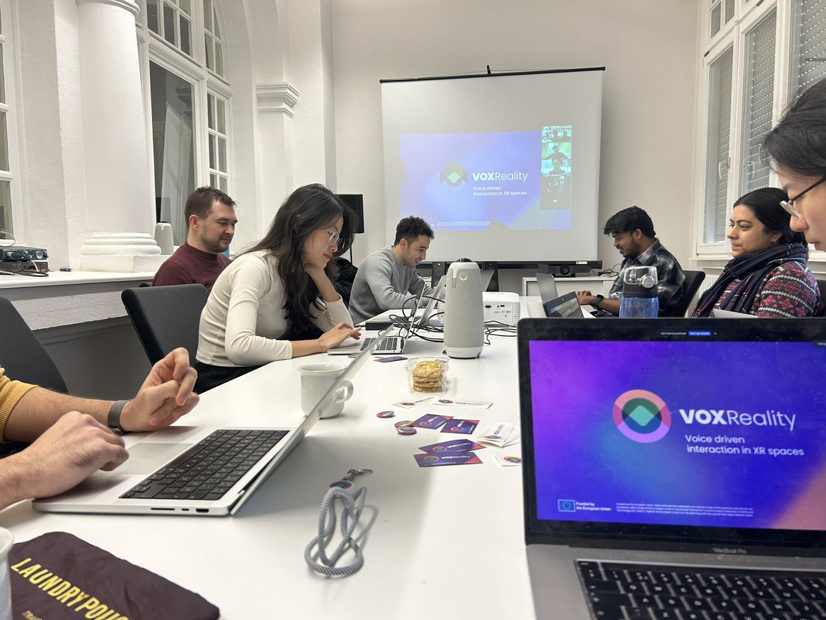 Goodmorning from Karlsruhe! We will spend the day presenting <a href="/VOXReality_eu/">VOXReality</a> project and <a href="/UM_DACS/">UM Department of Advanced Computing Sciences</a> contributions in #NLProc (<a href="/YCSemerci/">Yusuf Can Semerci</a> <a href="/pawelmai/">Paweł Mąka</a> <a href="/abdrahman_issam/">Abderrahmane Issam</a>) and exchange knowledge with <a href="/Ai4Lt/">AI4LT @KIT</a> group of <a href="/_janius_/">Jan Niehues</a>