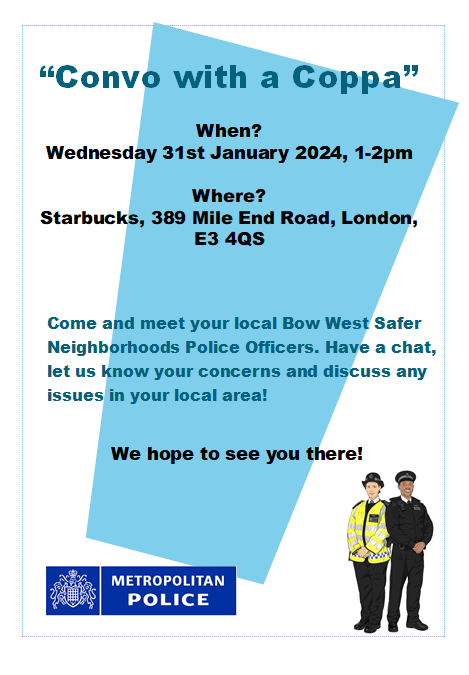 Bow & Bromley North Police tweet media