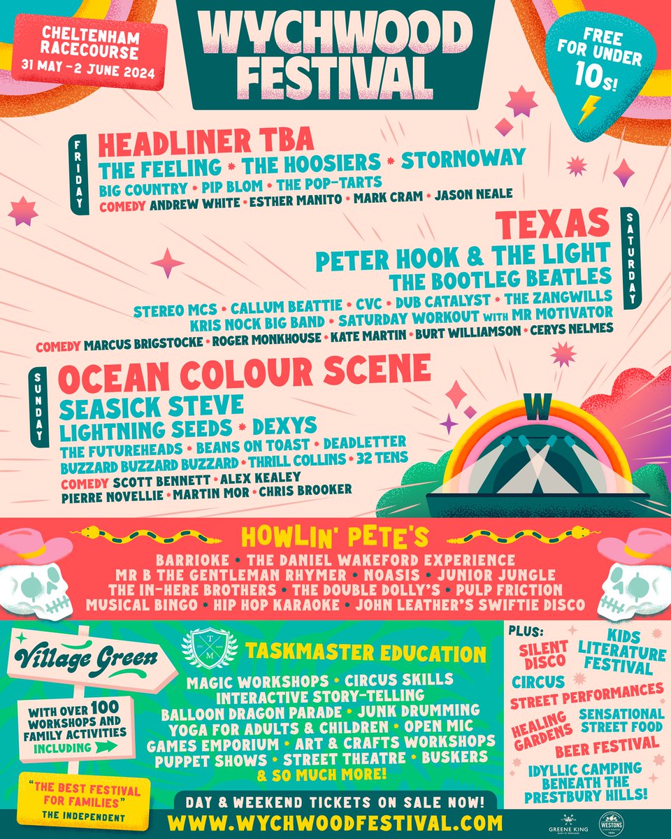 Ocean Colour Scene (@ocsmusic) on Twitter photo We are very excited to announce that we will be headlining <a href="/WychwoodFest/">Wychwood Festival</a> on Sunday 2nd June! Tickets and more info from wychwoodfestival.com We are very excited to announce that we will be headlining <a href="/WychwoodFest/">Wychwood Festival</a> on Sunday 2nd June! Tickets and more info from wychwoodfestival.com
