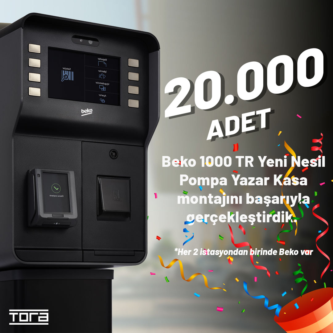 Beko &amp; Token &amp; Tora ve yetkili servislerimizin emeği ile her iki istasyondan birinin tercihi Beko 1000 TR 🏆 #beko #token #tora #beko1000tr #yeninesilyazarkasa