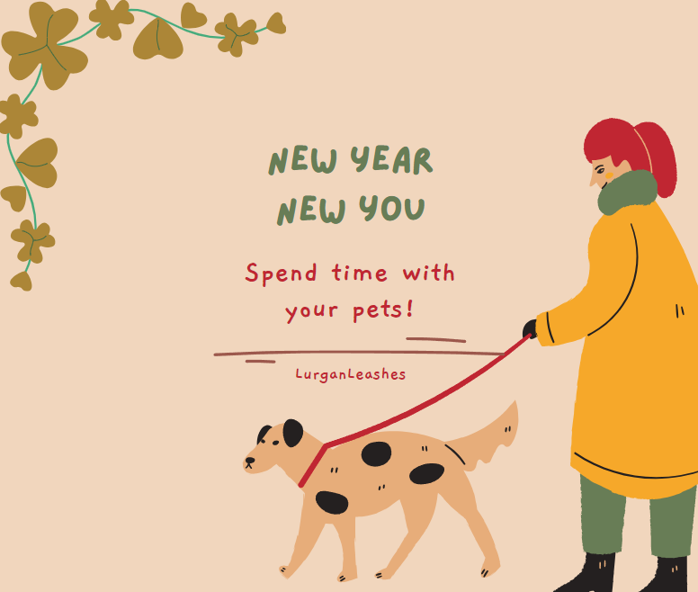 LurganLeashes's tweet photo. It's a new year! So get out there with your furry friend and get active! From daily walks to active play, let's keep them strong and healthy. 💪🐶 https://t.co/Bhj8COvMky
