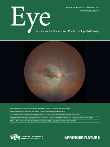 The latest issue of Eye is out now! Featuring articles on the use of patient education videos in paediatric uveitis and how to cut eye casualty attendance by 50% Full contents here: go.nature.com/47QsyC5 #Ophthalmology