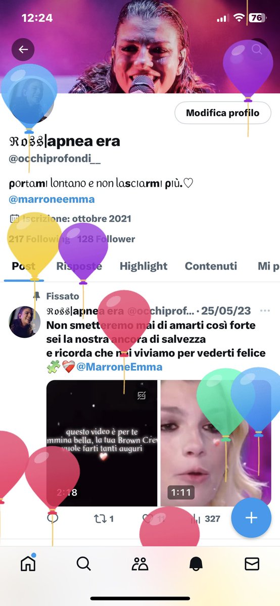 gli auguri non si chiedono ma semplicemente qui per dirti che ormai da 19 anni a questa parte sei la mia persona speciale ❤️‍🩹<a href="/MarroneEmma/">Emma Marrone</a>
