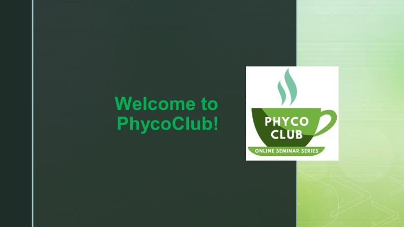 Reminder: PhycoClub session TODAY at 10:30 GMT: Gabriel Scoligo will be presenting "Exploring the untapped potential of Aphanizomenon flos-aquae – a high-value cyanobacterium”.
<a href="/MicroalgalN/">MicroAlgal Recombinants Network</a> <a href="/Algae_UK/">Algae-UK</a> 
Zoom Link: 
 ucl.zoom.us/j/99781355556 see you there.
