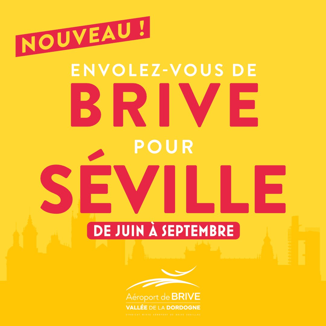 FlyingBrive's tweet image. 🇪🇸 SEVILLE au départ de @FlyingBrive avec @Ryanair, c'est pour juin !!!!
Plus d'infos très bientôt ...