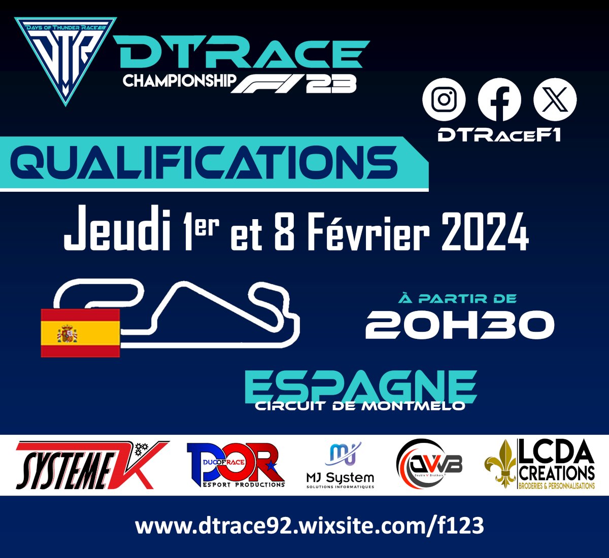 DTRaceF1's tweet photo. Qui seront les pilotes qualifiés pour la première édition de la DTRaceF1 ?
#f1game #f123game #ps5 #dtrace #dorprod https://t.co/ca14hqghbU