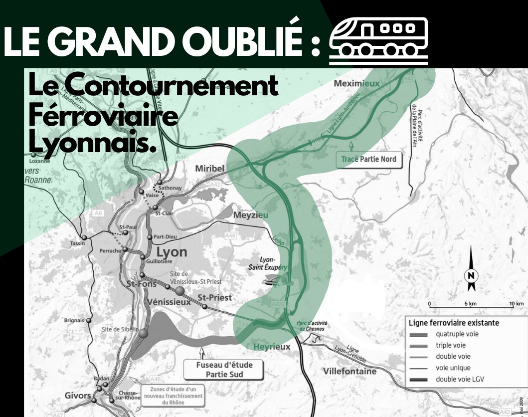 🟢🚝 En 2012, le contournement ferroviaire (CFAL) Nord obtenait sa déclaration d'utilité publique. Cette dernière exprimait l'urgence d'engager les travaux. ❌ En 2024, aucun travaux n'a commencé. ❌ Petit retour sur un projet ferroviaire peu médiatique, mais essentiel pour