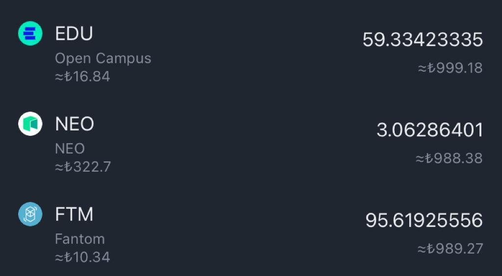 Day 57 🧙‍♂️ Son 19 gün🤫 Portföyde son durum👇 İlk 3 📷#SUI #CHZ #ICP Son 3 📷 #EDU #neo_neos #FTMUSDT #challenge #altcoinler #Cryptocurency