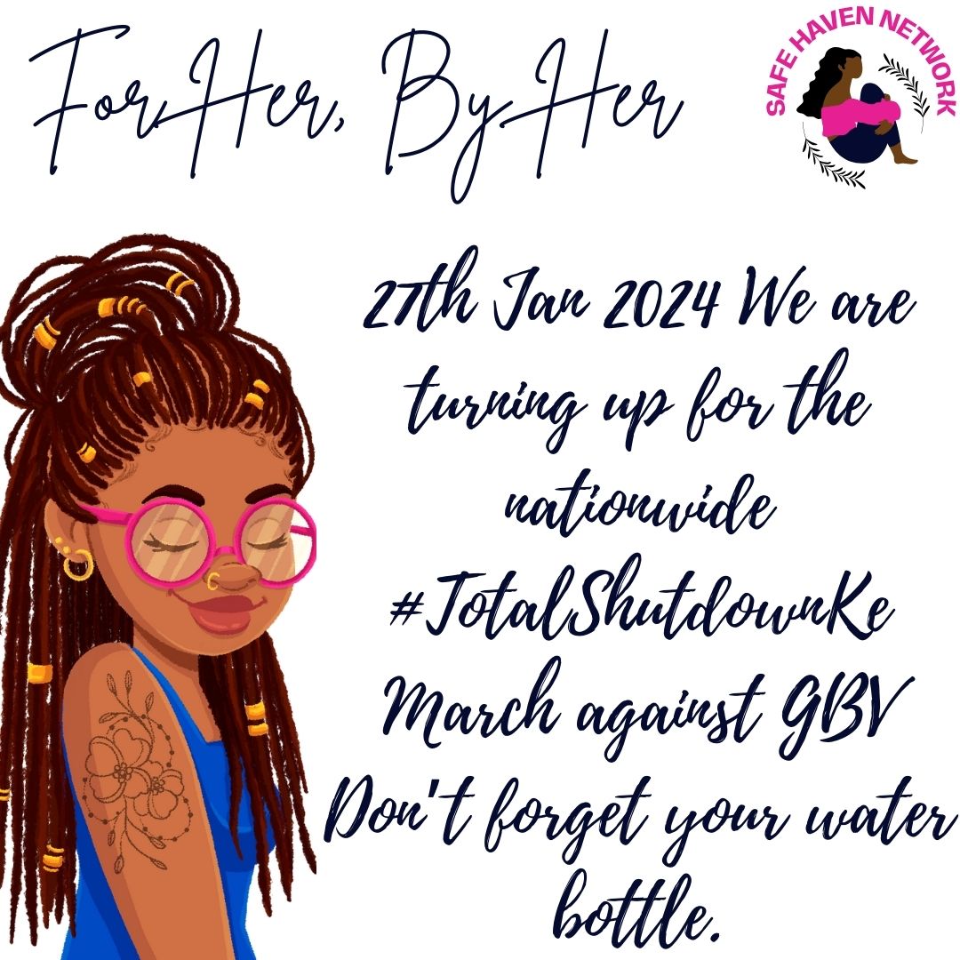 SafeHavenNetwrk's tweet photo. #TotalShutDownKE  #EndFemicideKE #SafeHavenStrong 
Housing Levy| Grace Ekirapa| Eric Omondi| Rita Waeni| Monica Kimani| Jowie| Dennis Onsarigo| Maraga| Nanyuki| Rebecca Miano https://t.co/Zf8HPighjU