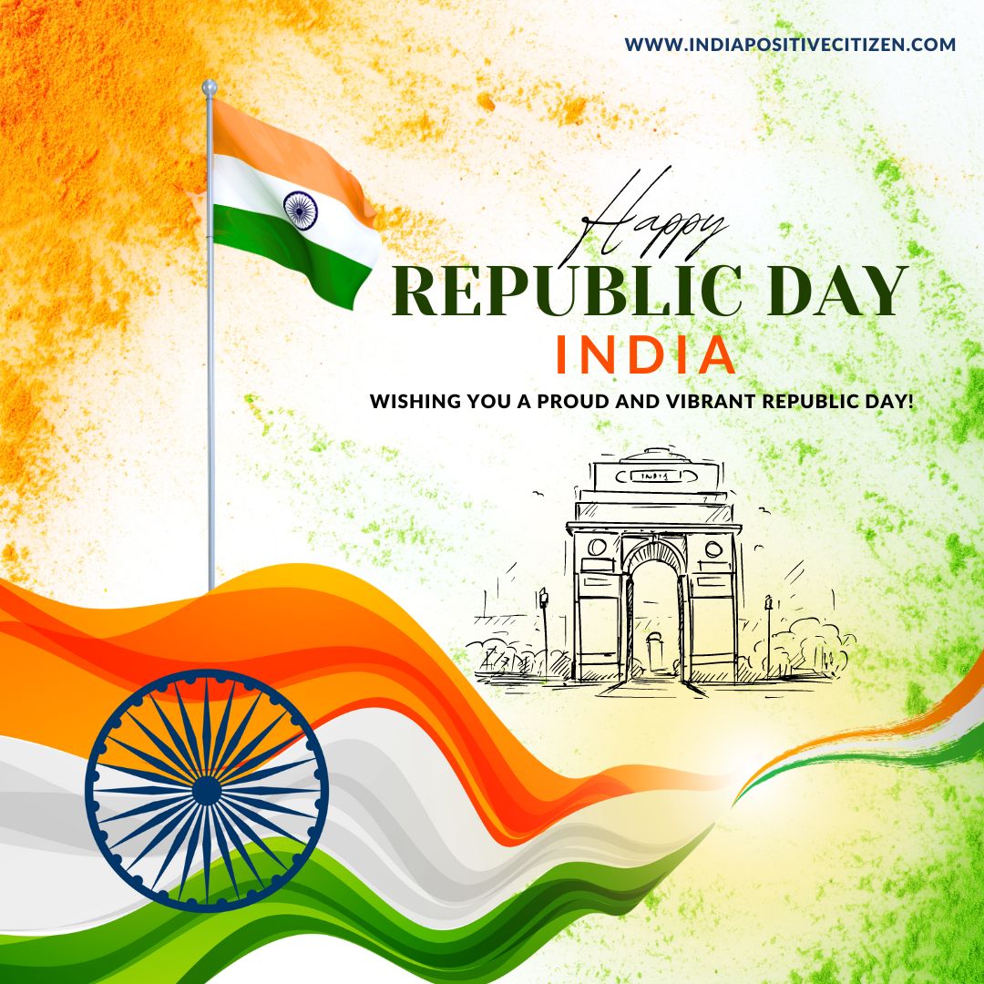 _IndiaPositive's tweet photo. Happy Republic Day to every Indian ! 

@tulsishakti @poshanpack https://t.co/8RftaCJ8XA