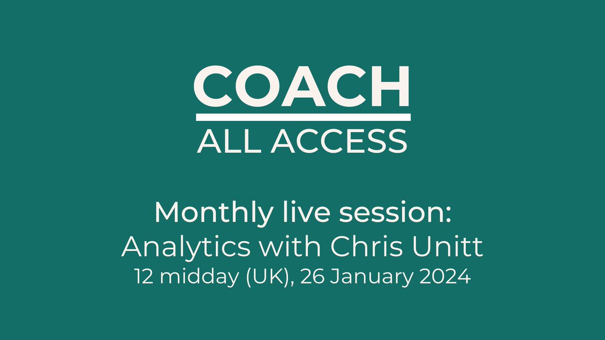 One Further (@onefurther) on Twitter photo Join us at midday (UK time) for the first Coach Monthly live session, when <a href="/ChrisUnitt/">Chris Unitt</a> will be talking about analytics for arts organisations and answering questions. us02web.zoom.us/webinar/regist… Join us at midday (UK time) for the first Coach Monthly live session, when <a href="/ChrisUnitt/">Chris Unitt</a> will be talking about analytics for arts organisations and answering questions. us02web.zoom.us/webinar/regist…