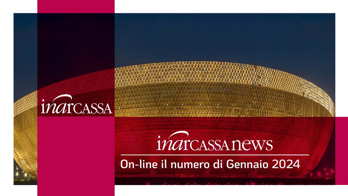 📌Online il n.1/2024 di #InarcassaNews con notizie dalla Cassa e dalla #Fondazioneinarcassa. In evidenza:
richiesta minimi in 6 rate entro il 31/01;
rivalutazioni 2024;
adesioni Polizze sanitarie entro il 28/02;
online la deroga al minimo soggettivo
➡️buff.ly/3HAEahG