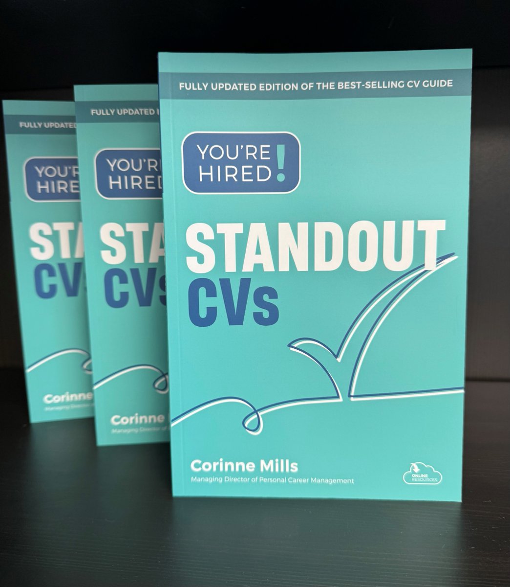 BOOKSetc_online's tweet photo. Ace the job hunt with @CorinneMills' Standout CVs guide!
Create a powerhouse of first impressions & open new career doors, Get noticed, get hired! @changecareer
FOLLOW/REPOST now to enter!
T&Cs: https://t.co/VQOUJubQye @TrotmanIndigo
#cvwriting #jobsearch #personalbrand https://t.co/FYgUf87b40