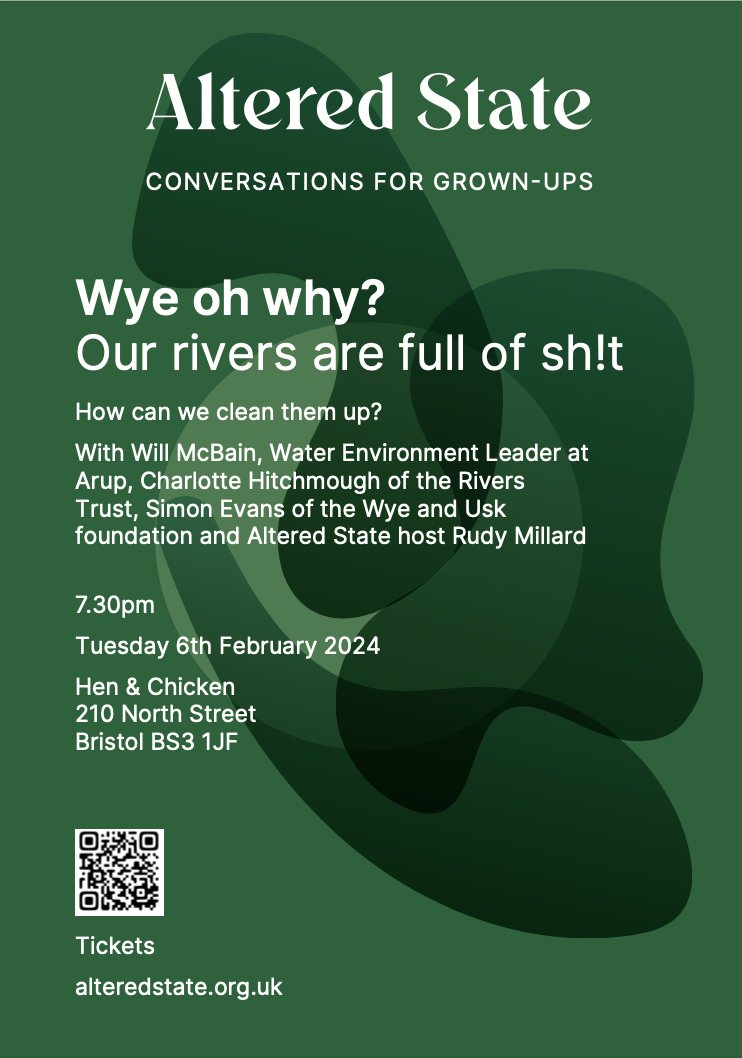 We talk about the shocking state of our #rivers, who/what is responsible & how to clean them up 

@avonwt @BristolAvonRT @cabotinstitute @bristolgreen @BristolLabour @bgreencapital @BristolWater @envagency @Ofwat #talks #bristoltalks #green #environment #britainsrivers #pollution