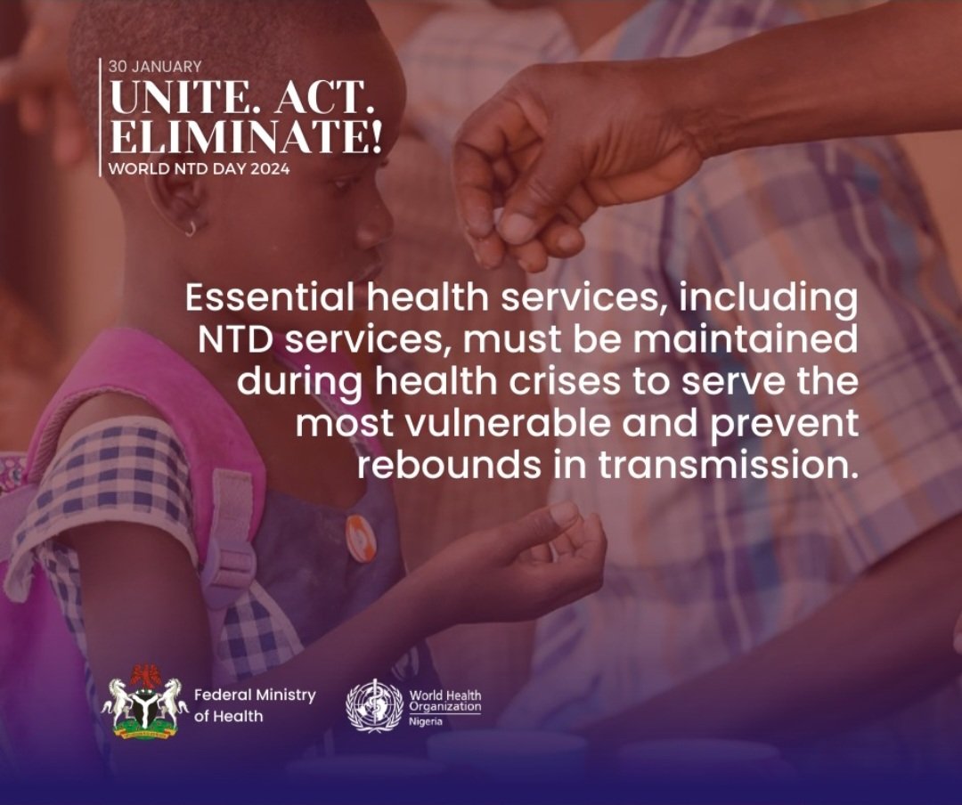 Progress is possible! 50 countries have eliminated an NTD, proving that with collective efforts, we can make a difference. Let's build on this momentum. 🤝🌐 #EndNTDs #GlobalSolidarity 
@NTDnigeria
@WHO
#NTDnigeria