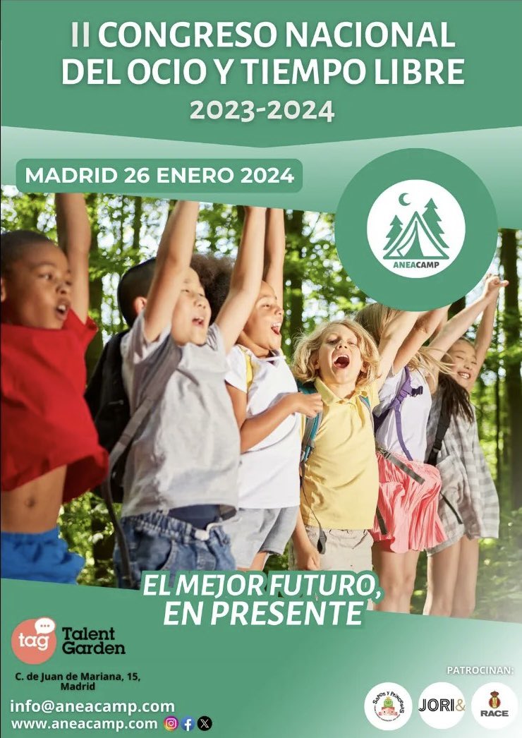 EnglishSummerSA's tweet image. Presentes en el II Congreso nacional de ocio y tiempo libre en Madrid organizado por @aneacamp (Asociación Nacional de Empresas de Actividades y Campamentos) #campamentosdeverano #ocioeducativo #thankstocamp  @Edulonia @ICFButterfly