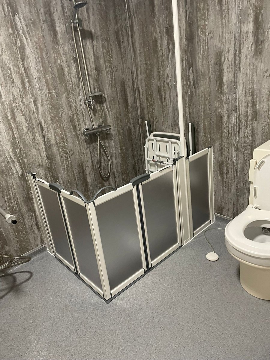 We are proud to showcase our products in these adaptations, completed by the contractor, for a Swansea City Council client.

Featuring our Advanced shower screen, shower seat, and closomat. 

Trust Phlexicares' specialist  range to meet contractors' specifications with precision.