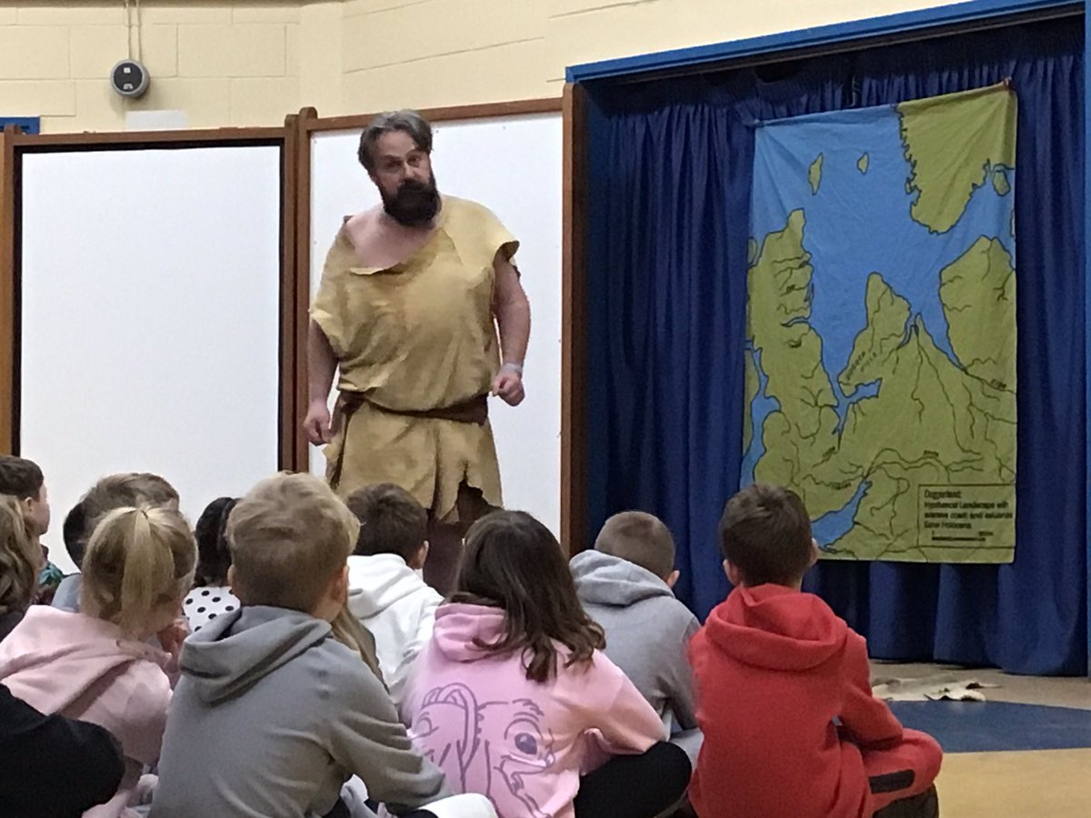 A man from the Stone Age has arrived at William Shrewsbury! 🪨