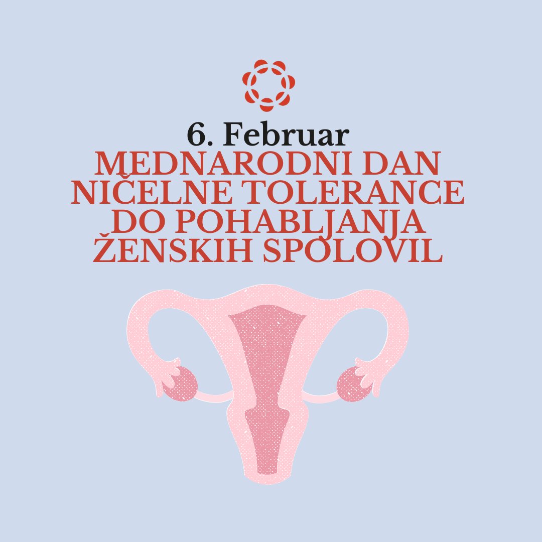 ZavodKROG's tweet photo. "Mednarodni dan ničelne tolerance do pohabljanja ženskih spolovil vsako leto zagovarja opustitev te škodljive za žensko zdravje♀️ prakse in povečano ozaveščenost o pravicah žensk."
#zavodkrog #pravicezensk #zenskozdravje #institutecircle #FGM #womensrights #femalehealth https://t.co/4KTcyLJx9J
