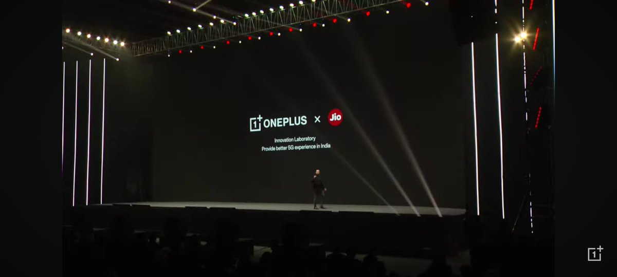 We @oneplus partners with @reliancejio to setup #5G Innovation Lab, this hub will serve as a space developing new technologies in the #5G space and also this collaboration will enable us to test new features and fasten the implementation of services for end-users.