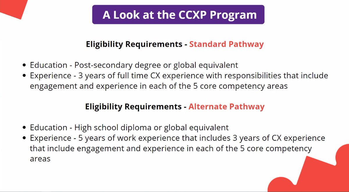 icx_kenya's tweet photo. Here is a look at the CCXP Program and the eligibility requirements for one to sit for the CCXP exam.
#ElevatingEXForCXSuccess #EXForCX @adriennebryant @KiruthuLucy @VictorMusiwa @CXPA_Assoc https://t.co/e29ZchJ5LT