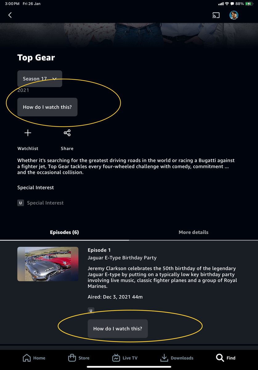 abc_kbc_bbc's tweet photo. Hey @amazonIN @PrimeVideoIN, why am I unable to access Top Gear episodes even though my BBC subscription is active? That wasn’t the case earlier.

Also, why is it that earlier seasons are unavailable and those available I’m unable to watch, barring a few special episodes? https://t.co/9oTSYHtTzT