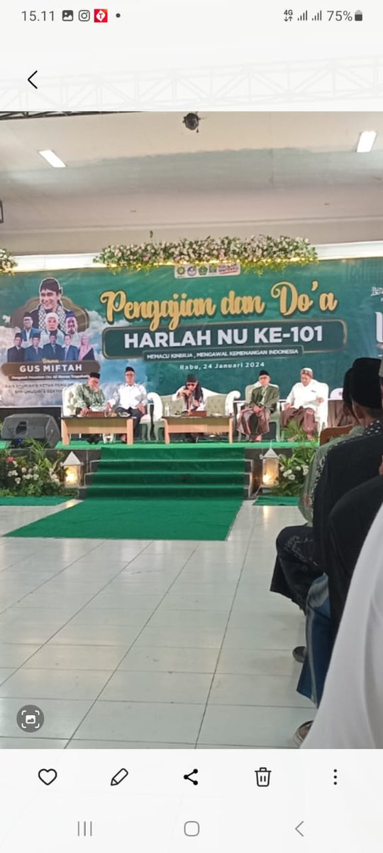 Sepanjang sejarah harlah NU dapat Trasfoot yg hadir dapat 2 K.
Isinya Kampanye Luar Biasa...