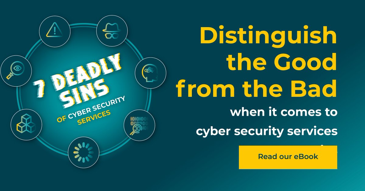 SocuraMDR's tweet photo. Socura was created to help make the digital world a safer place; changing the way organisations think about cyber security. ​
​
Our latest eBook looks at how to distinguish the good from the bad when it comes to #CyberSecurity services.​ https://t.co/S3xNhSWv3r https://t.co/Md9L5WmIY0