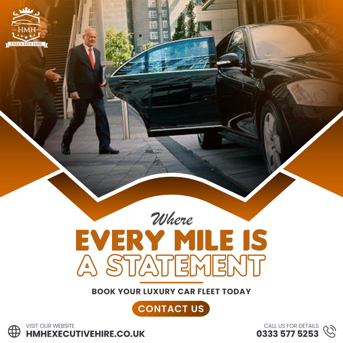 Indulge in luxury with HMH Executive Hire! 🌟🚗 Where every mile is a statement of style and sophistication. Elevate your journey and arrive in unparalleled elegance. #MilesofElegance #HMHExecutiveHire #LuxuryTravel