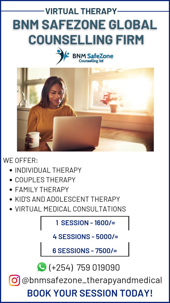 Embark on a global journey to self-discovery with our affordable therapy sessions. Your mental well-being knows no borders. Join us in prioritizing mental health worldwide. 🌐

 #GlobalTherapy #AffordableSupport #mentalhealthmatters🧠 #Bnmsafezoneglobal #Medicalconsultations