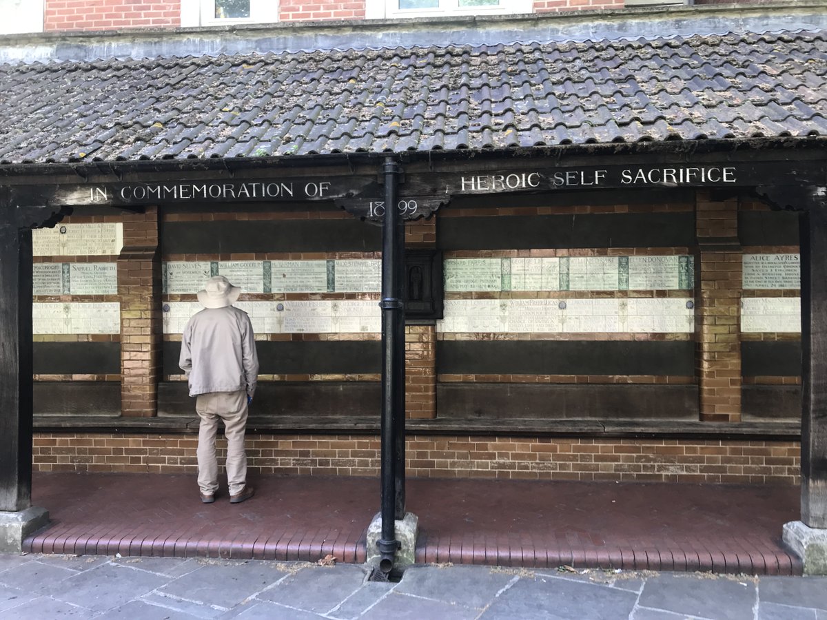 What an excellent history interview connecting Postman's Park and the Memorial to Heroic Self Sacrifice with a new novel from Pony Louder.