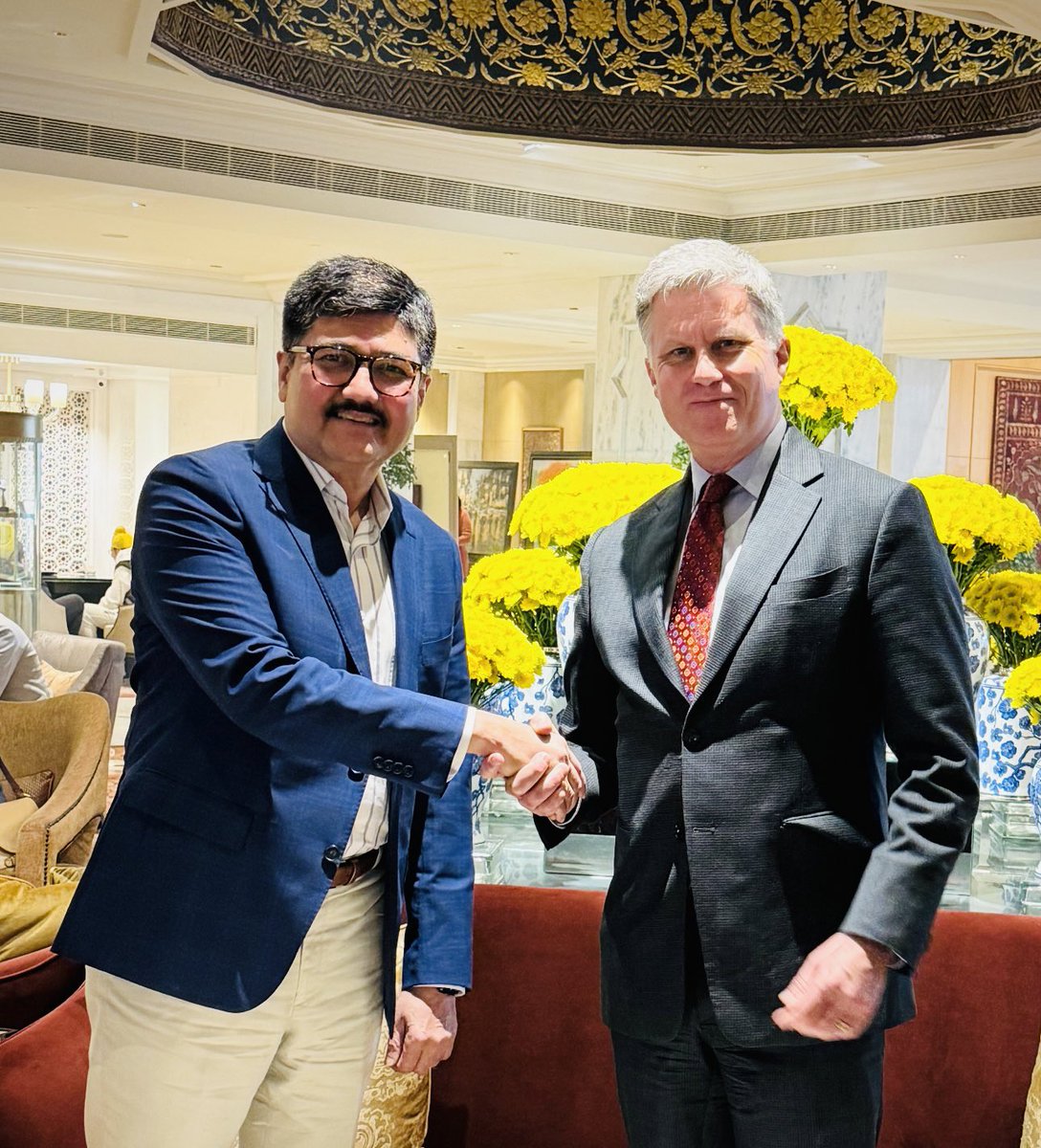 Nemy Banthia, PhD (@nbanthia) on Twitter photo It’s always a pleasure to meet His Excellency Cameron MacKay, High Commissioner of Canada 🇨🇦 to India 🇮🇳, and discuss and plan the work of <a href="/ICIMPACTS/">IC-IMPACTS</a> with <a href="/IndiaDST/">DSTIndia</a> and <a href="/DBTIndia/">Department of Biotechnology</a> !
<a href="/GAC_Corporate/">Global Affairs Canada</a> <a href="/ISED_CA/">ISED</a> <a href="/HCCanInd/">Cameron MacKay</a> <a href="/CanadainIndia/">Canada in India</a> <a href="/HCI_Ottawa/">India in Canada</a> <a href="/NSERC_CRSNG/">NSERC / CRSNG</a> <a href="/cgivancouver/">India in Vancouver</a> It’s always a pleasure to meet His Excellency Cameron MacKay, High Commissioner of Canada 🇨🇦 to India 🇮🇳, and discuss and plan the work of <a href="/ICIMPACTS/">IC-IMPACTS</a> with <a href="/IndiaDST/">DSTIndia</a> and <a href="/DBTIndia/">Department of Biotechnology</a> !
<a href="/GAC_Corporate/">Global Affairs Canada</a> <a href="/ISED_CA/">ISED</a> <a href="/HCCanInd/">Cameron MacKay</a> <a href="/CanadainIndia/">Canada in India</a> <a href="/HCI_Ottawa/">India in Canada</a> <a href="/NSERC_CRSNG/">NSERC / CRSNG</a> <a href="/cgivancouver/">India in Vancouver</a>