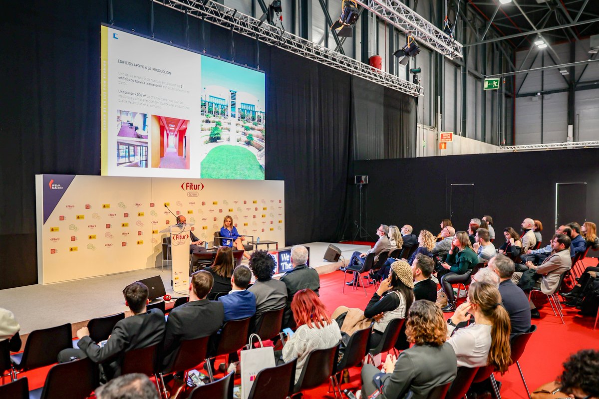VisitMadridProf's tweet photo. #Madrid es un importante escenario de rodajes y destino de #turismodepantalla, por lo que está presente también en #FiturScreen (pabellón 10). Además, cuenta con estand propio en el área #FiturLGBT+ (pabellón 9). 
#FITUR https://t.co/pgD8S1uGZl
