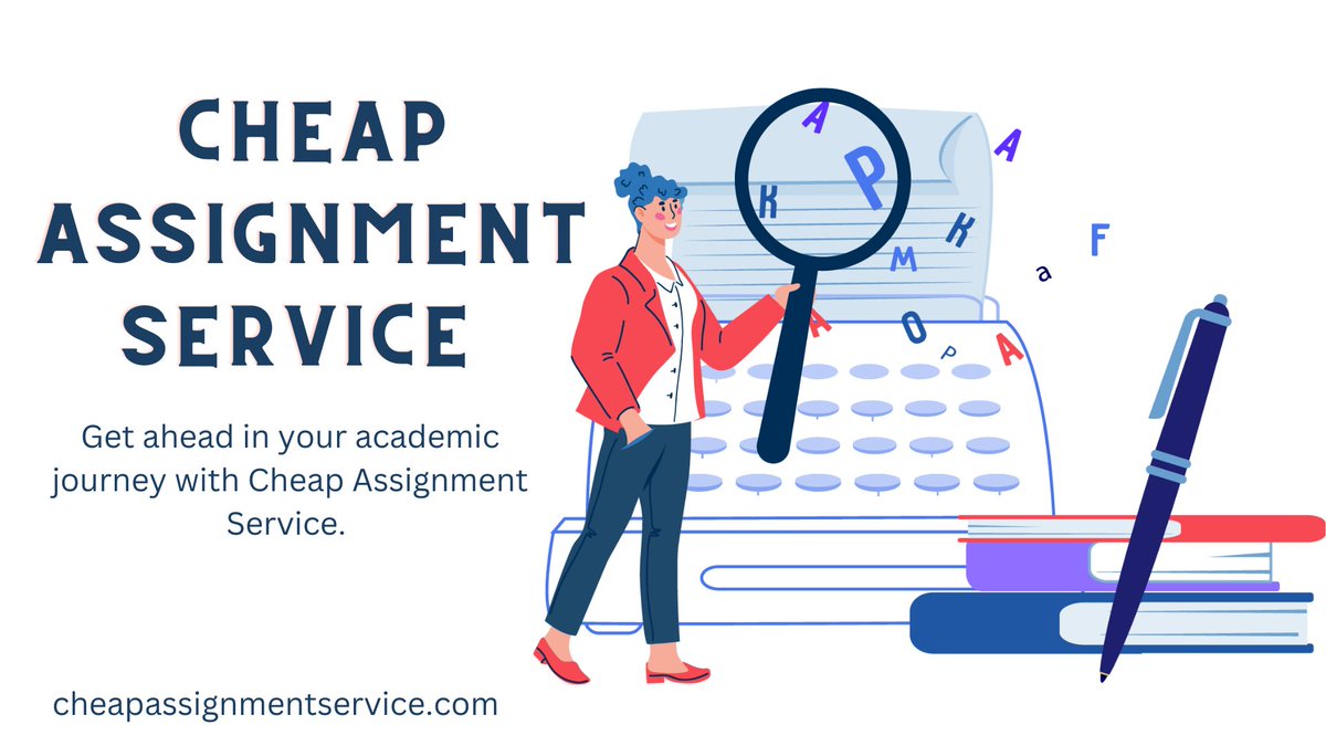 CAS_Assignment's tweet image. 🚀 Exciting News for All Students! 📚 Get ahead in your academic journey with Cheap Assignment Service. 🌟 Our top-notch writers are here to help you achieve excellence. 🎓 
Visit cheapassignmentservice.com 📝