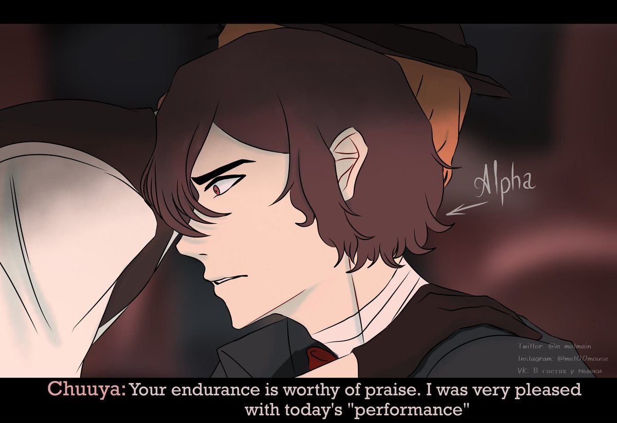 m_metmain's tweet photo. > Day two
"—Bark only on command"/Orders
AU universe with an ordinary waiter alpha!Dazai and a rich omega!Chuuya.
#Bottom_Chuuya_Week https://t.co/dBRmcvY4Iv
