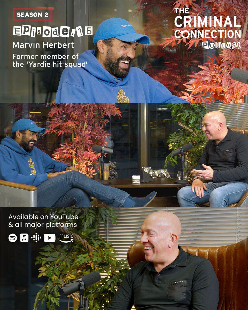 TerryStonePod's tweet photo. Thank you all for the amazing feedback on our latest episode with Marvin Herbert π¬π YouTube: https://t.co/QtJxM7IcPZ #criminalconnectionpodcast https://t.co/kr2reqdi43