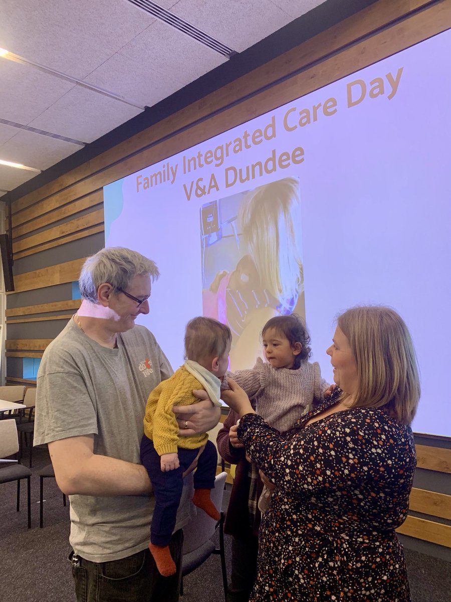 Great to have our families front and centre today. Their views are crucial in  improving practice. #FICareScotland ⁦<a href="/ScotPerinatal/">Scottish Perinatal Network</a>⁩ ⁦<a href="/VADundee/">V&A Dundee</a>⁩ ⁦<a href="/CattanachSCIO/">Cattanach</a>⁩