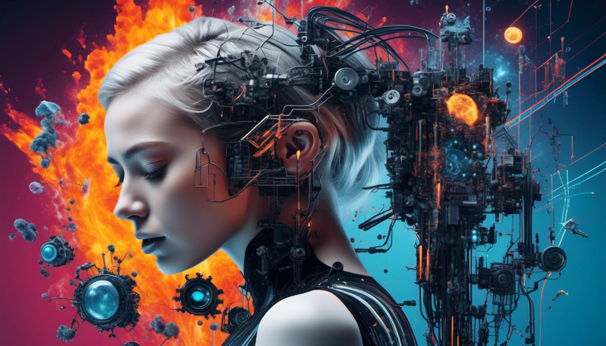 l1nkdnatPorter's tweet photo. NetwAreInc #AIArtCommuity #AIArtworks #AIart #NFTartist #digitalart #artist #cyborg #networking #netware https://t.co/FGGNTMr6a2 https://t.co/nqYoo7yvSY