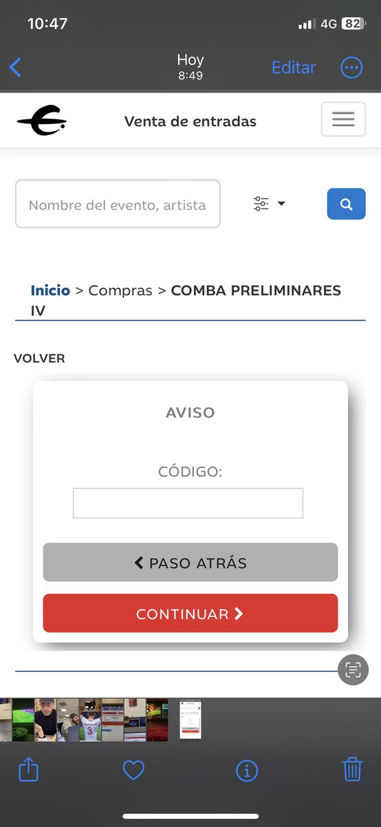 CarlosDelaware's tweet photo. Que me expliquen como se compran las entradas “democráticamente” cuando horas antes se puede acceder con un código. #COMBA2024 @CarnavalAytoBad @aytodebadajoz https://t.co/nofJAwI0tF