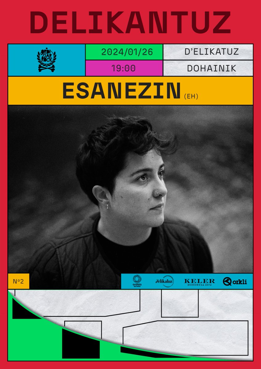 Urte hasierako kontzertu sortaren bigarren geltokira iritsi gara: <a href="/esanezin/">Esanezin</a>. Talde osoarekin izango dugu gaur <a href="/Delikatuz/">D´elikatuz</a> -en "Erretratu bat" bere azken lana aurkezten. 19:00etatik aurrera, eta dohainik.

ordiziarrock.com/kontzertu-sort…